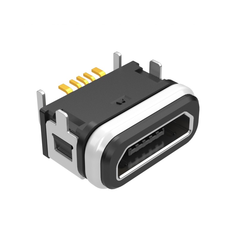 1 pcs : 54-00282 - CONN RCPT USB2.0 MICRO B SMD RA