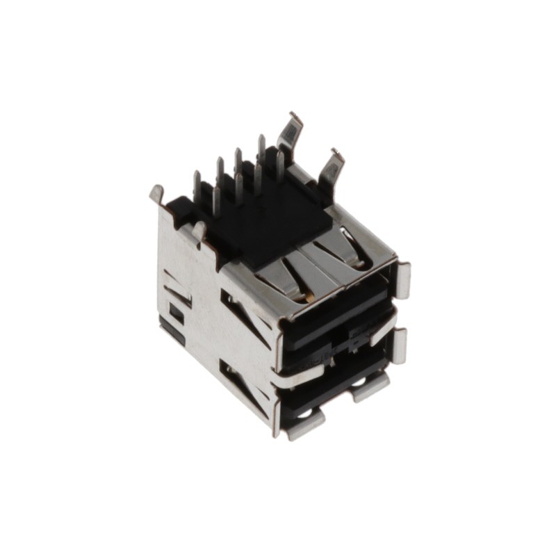 1 pcs : 292323-6 - CONN RCPT USB2.0 TYPEA STACK R/A