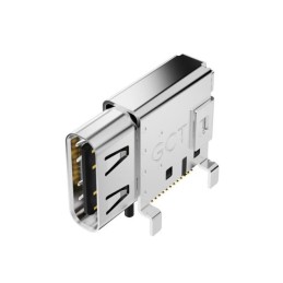 1 pcs : USB4200-03-A - USB 3.2 GEN 2 TYPE C REC, SMT,FL