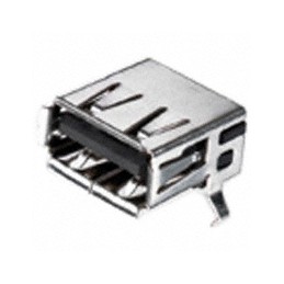 1 pcs : 292303-6 - CONN RCPT USB2.0 TYPEA 4POS R/A