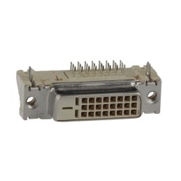 1 pcs : 0743209004 - CONN RCPT DVI-D DL 24POS PCB R/A