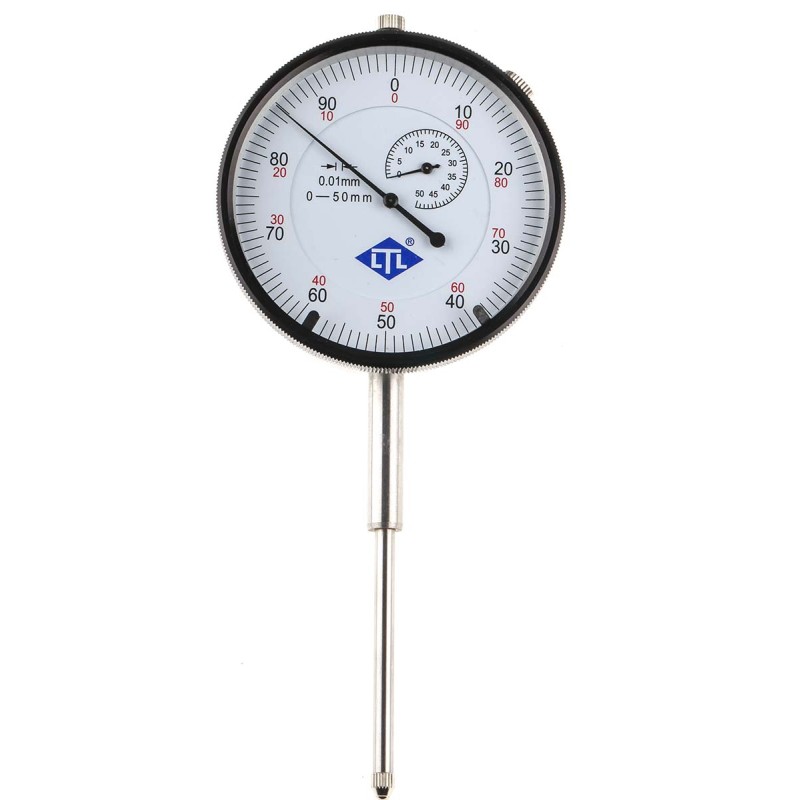 1 pcs - RS PROMetric Dial Indicator, 0 - 50 mm Measurement Range, 0.01 mm Accuracy With UKAS Calibration