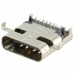 1 pcs : E8124-010-01 - CONN RCPT USB3.1 TYPEC 24POS SMD