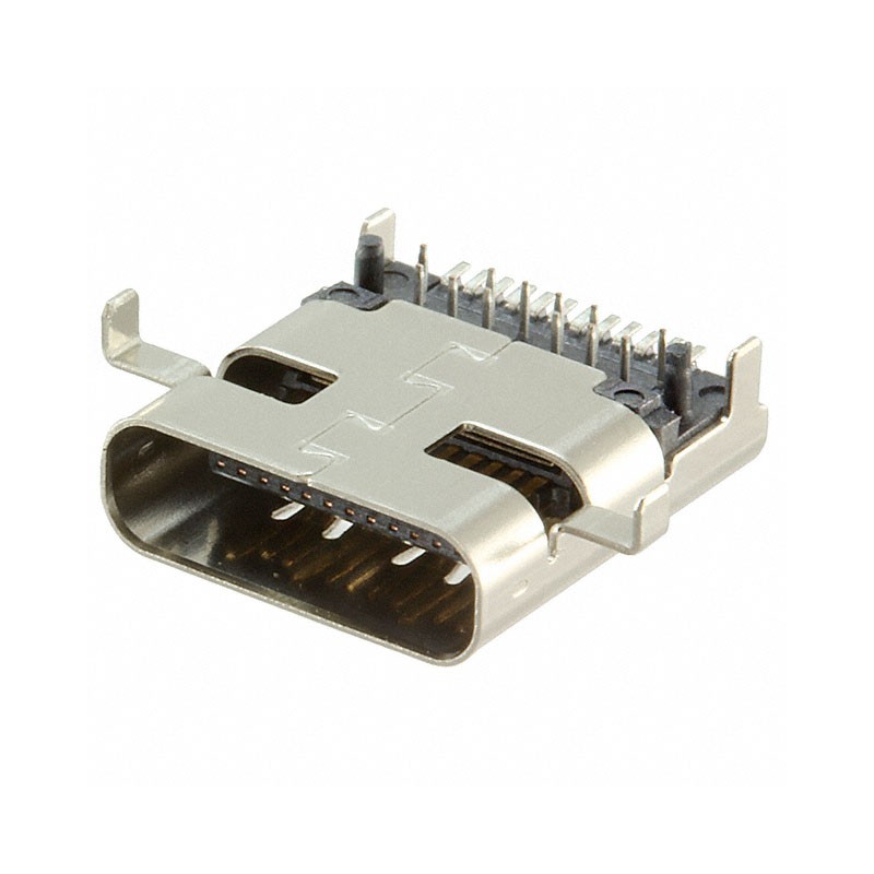 1 pcs : E8124-010-01 - CONN RCPT USB3.1 TYPEC 24POS SMD