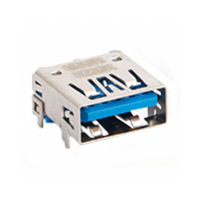 1 pcs : 0483930003 - CONN RCPT USB3.0 TYPEA 9POS R/A