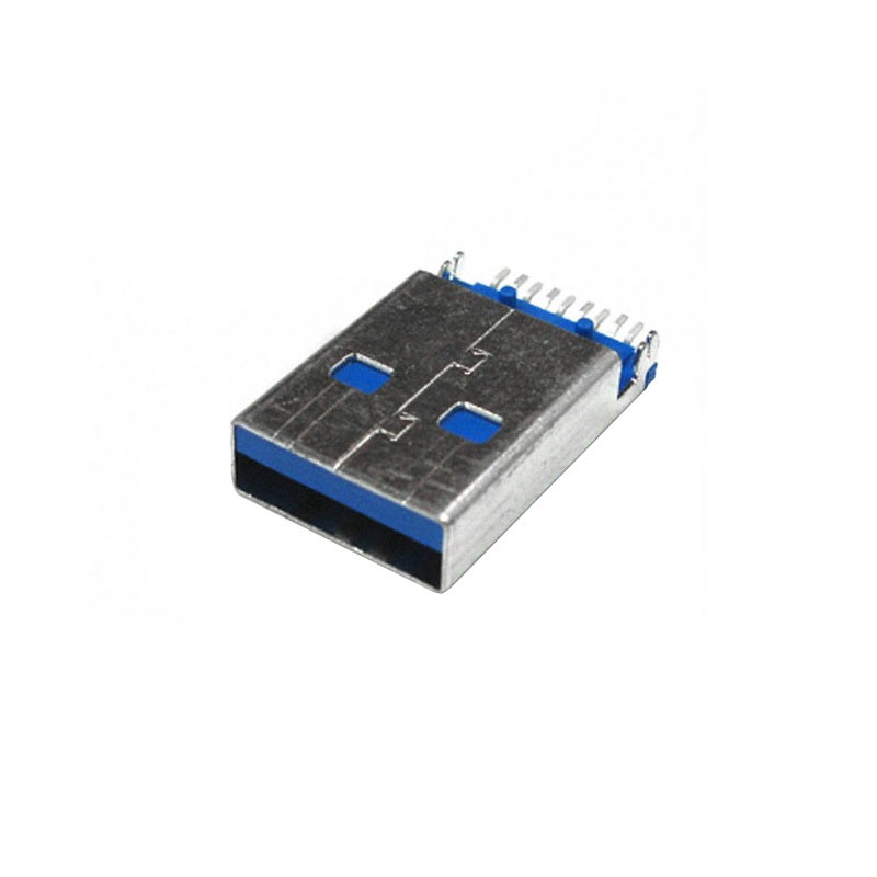 1 pcs : 692112030100 - CONN PLUG USB3.0 TYPEA 9P SMD RA