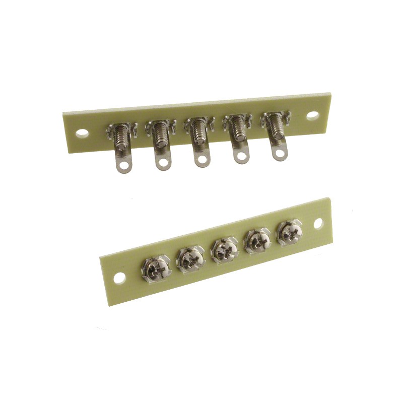 1 pcs : 4181 - BINDPOST STRIP 5POS 0.437' SCREW