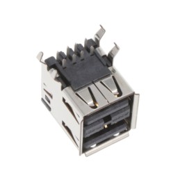 1 pcs : 5787617-5 - CONN RCPT USB2.0 TYPEA STACK R/A