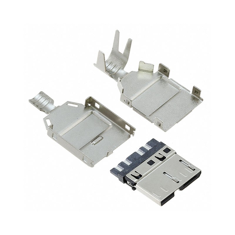 1 pcs : 957 - CONN PLUG USB3.0 MICRO USB B SLD
