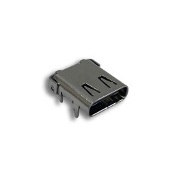 1 pcs : RAHPCUC31AUTR - USB TYPE-C CONNECTOR, RIGHT ANGL