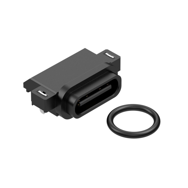 1 pcs : 54-00304 - CONN RCPT USB2.0 TYPEC SMD RA