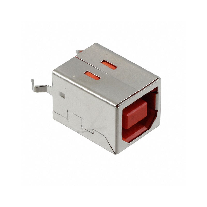 1 pcs : USBR-B-S-S-O-VT - CONN RCPT USB2.0 TYPEB 4POS VERT