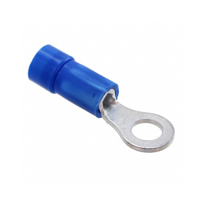 1 pcs : PV6-14R-X - CONN RING FLAT 6AWG 1/4 CRIMP