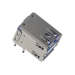 1 pcs : KUSBX-AS2N9-2-BL30 - USB 3.0, STACKED A TYPE SOCKET,