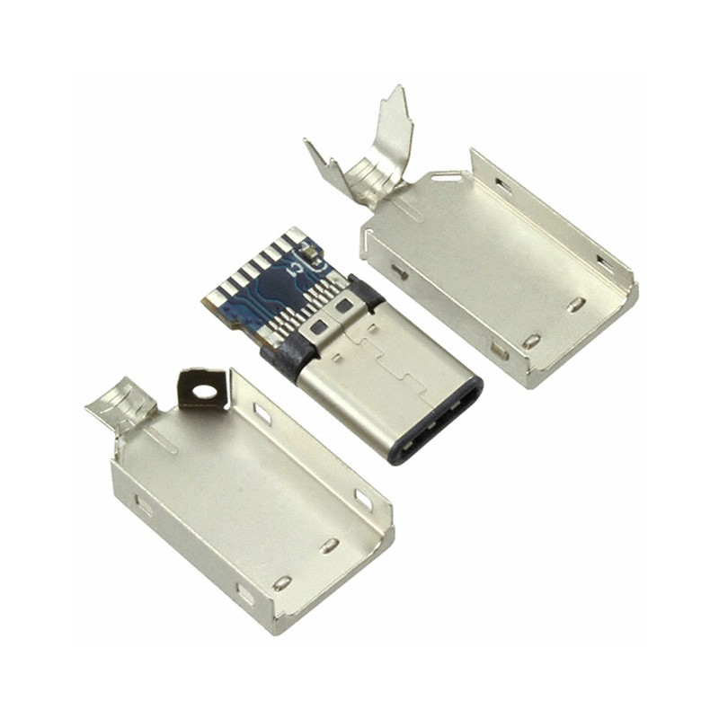 1 pcs : 954 - CONN PLUG USB3.1 TYPEC 24POS SLD