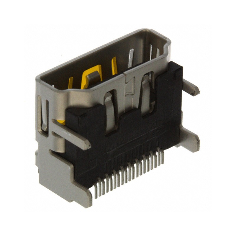 1 pcs : 1747981-1 - CONN RCPT HDMI 19POS PNL MNT R/A