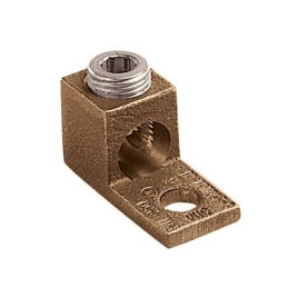 1 pcs : PNL-4-C - CONN TERM RECT LUG 4-14 AWG