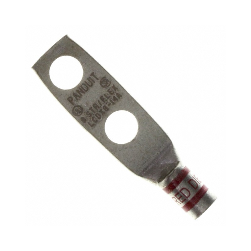 1 pcs : LCDX8-14A-L - CONN TERM RECT LUG 8 AWG 1/4