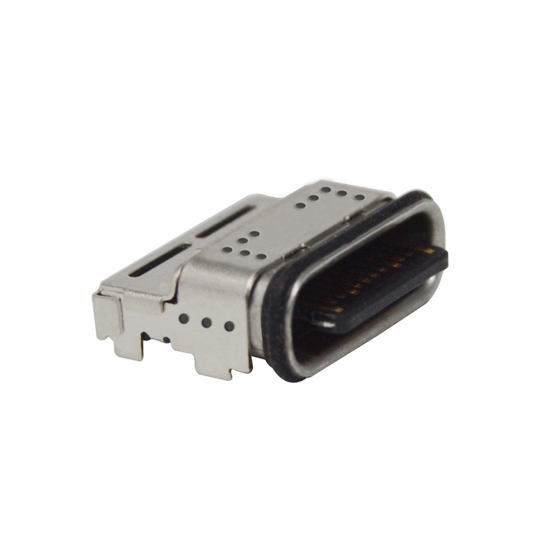 1 pcs : KUSB67X-SMT-CS-BTR - CONN USB TYPE-C R/A SMT IP68 FLA