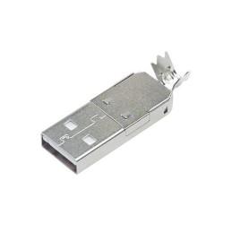 1 pcs : USBCN2.0-A - CONN USB 2.0 A MALE