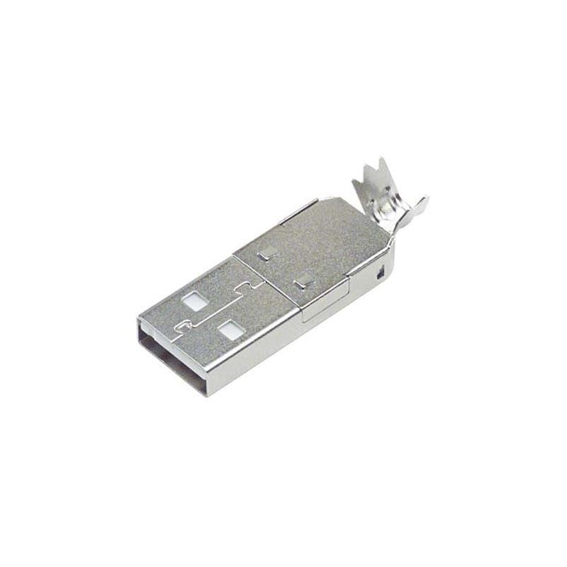 1 pcs : USBCN2.0-A - CONN USB 2.0 A MALE