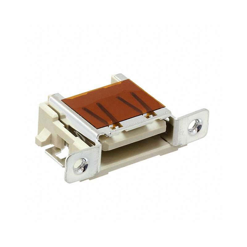 1 pcs : 5353929-1 - CONN RCP USB2.0 TYPEA PNL MNT RA