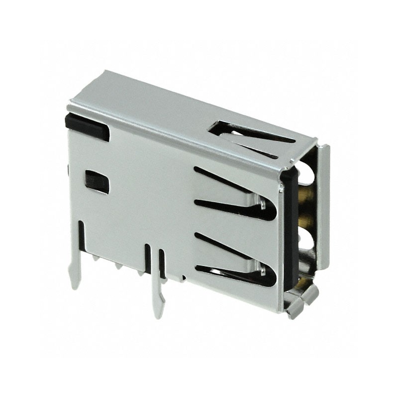 1 pcs : 292336-1 - CONN RCPT USB2.0 TYPEA 4POS R/A