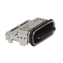 1 pcs : KUSB67X-SMT-CS-B30TR - CONN USB TYPE-C R/A SMT IP68 30A