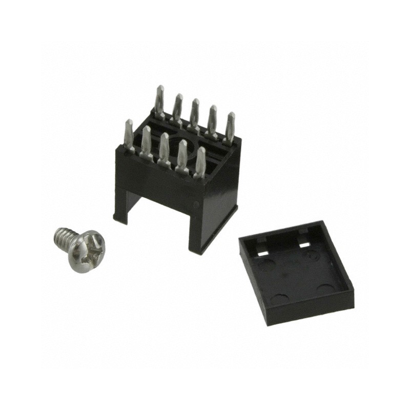 1 pcs : 5055557-4 - TERM SCREW 6-32 10 PIN PCB