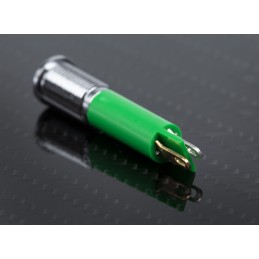 1 pcs - RS PRO Green Panel Mount Indicator, 24V dc, 6mm Mounting Hole Size, Solder Tab Termination
