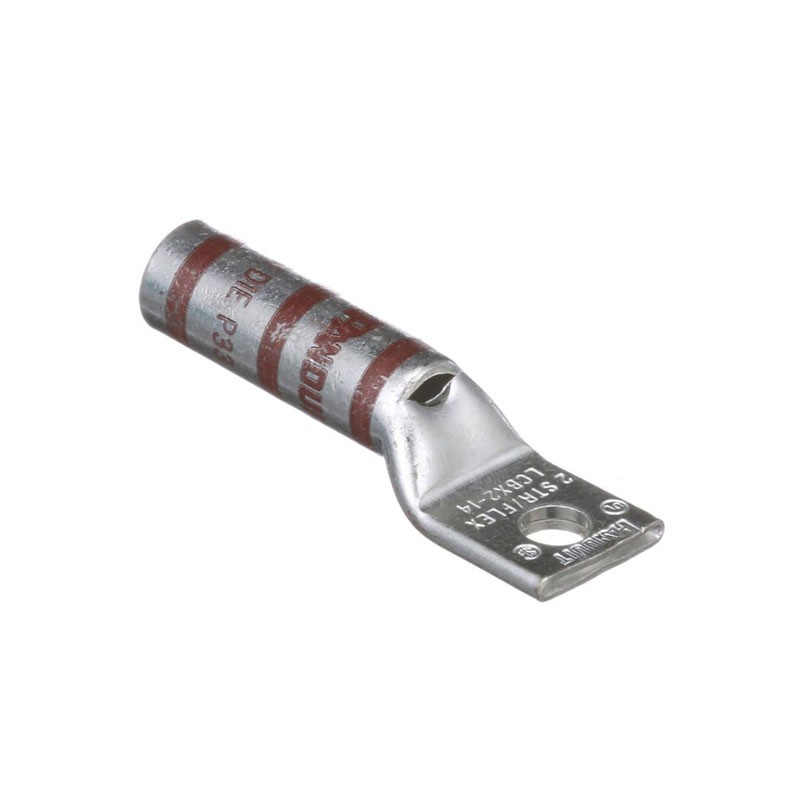 1 pcs : LCBX2-14-E - CONN TERM RECT TONG 2 AWG 1/4