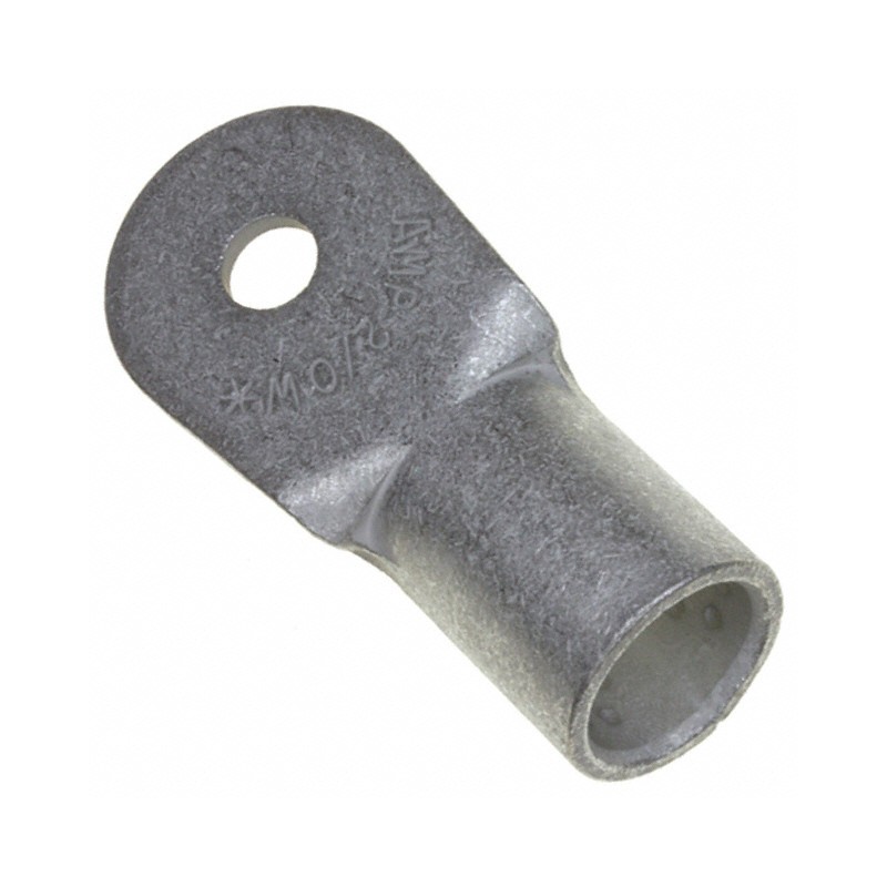 1 pcs : 36921 - CONN RING CIRC 2/0AWG 1/4 CRIMP