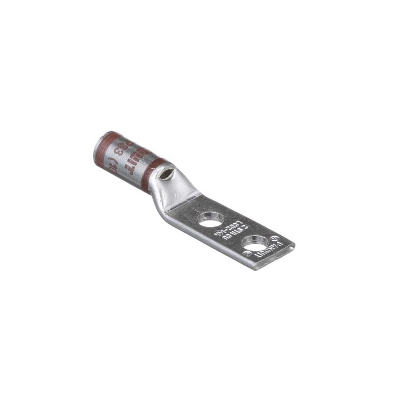 1 pcs : LCD2-14A-Q - CONN TERM RECT LUG 2 AWG 1/4