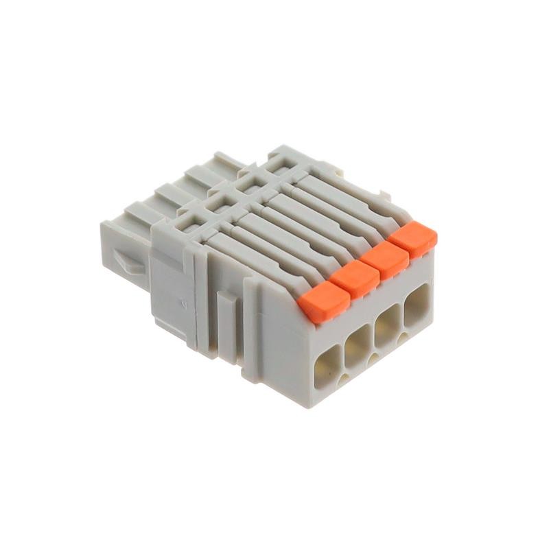 1 pcs : 2734-1104/327-000 - TERM BLOCK PLUG 4POS LEVER 14-26