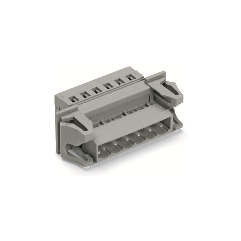 1 pcs : 231-604/114-000 - 1-CONDUCTOR MALE CONNECTOR GRAY