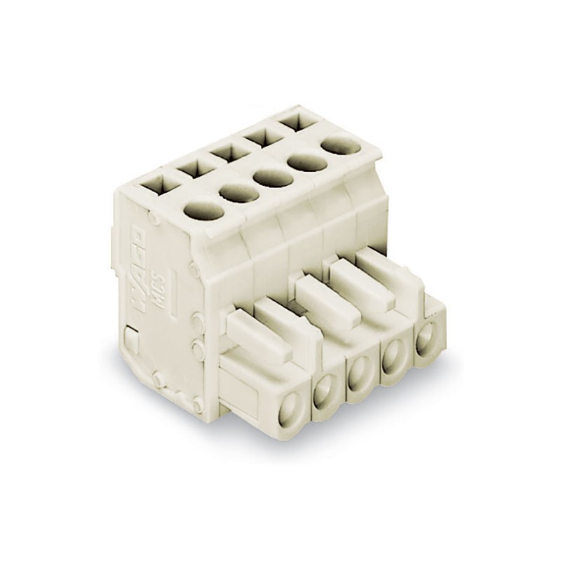 1 pcs : 722-205/026-000 - 1-CONDUCTOR FEMALE PLUG ANGLED