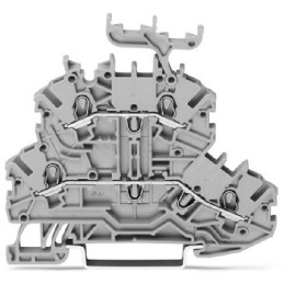 1 pcs : 2000-2233 - DOUBLE-DECK TERMINAL BLOCK THRO