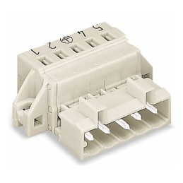 1 pcs : 721-604/019-042 - 1-CONDUCTOR MALE CONNECTOR 100%