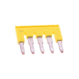 1 pcs : XW5S-P4.0-5YL - SHRT BAR 4MM 5 POLE YELLOW