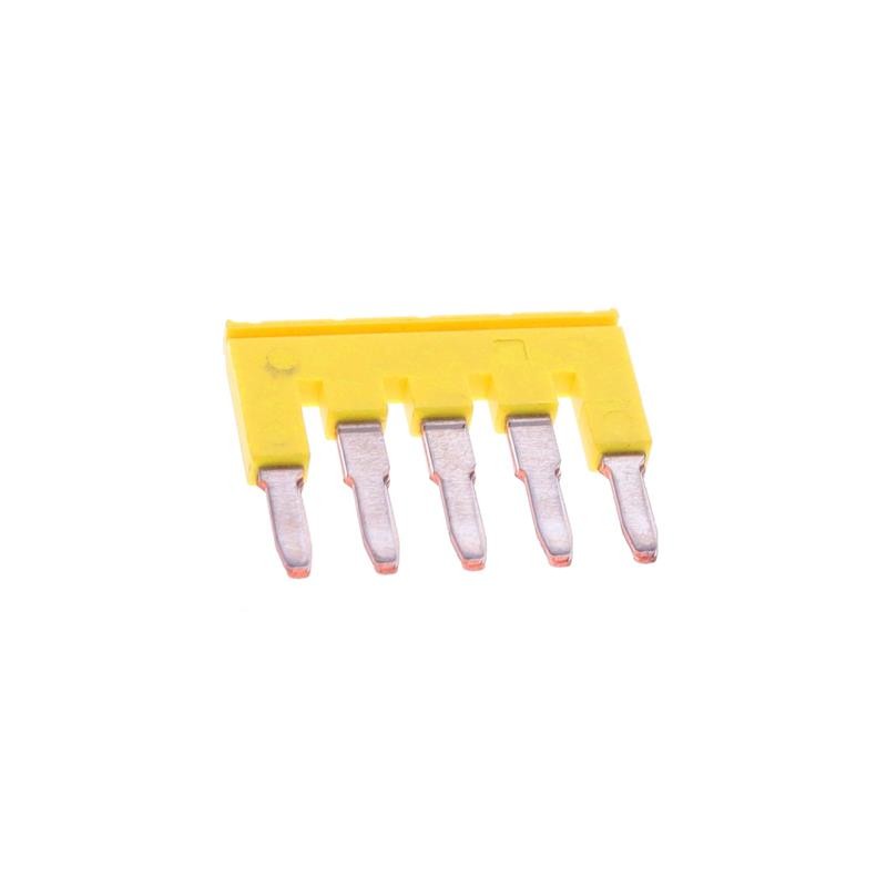 1 pcs : XW5S-P4.0-5YL - SHRT BAR 4MM 5 POLE YELLOW
