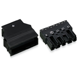 1 pcs : 770-115 - PLUG WITH STRAIN RELIEF HOUSING