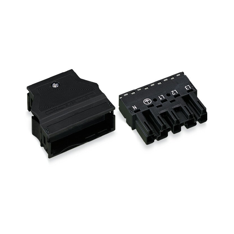 1 pcs : 770-115 - PLUG WITH STRAIN RELIEF HOUSING