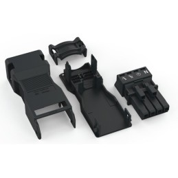 1 pcs : 890-104 - SOCKET WITH STRAIN RELIEF HOUSIN