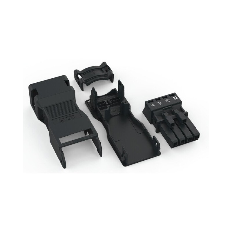 1 pcs : 890-104 - SOCKET WITH STRAIN RELIEF HOUSIN