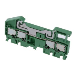 1 pcs : XW5G-P2.5-2.2-1 - TERM BLK GND PUSH 2.5MM 2:2 2TIE