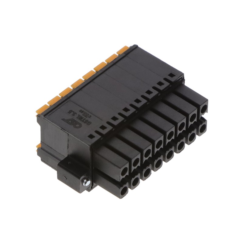 1 pcs : OSTNL161001 - 3.5MM 2 PC TERM BLOCK PLUG DUAL