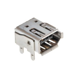 1 pcs : 0539840681 - CONN RCPT IEEE 1394 FIREWIRE R/A