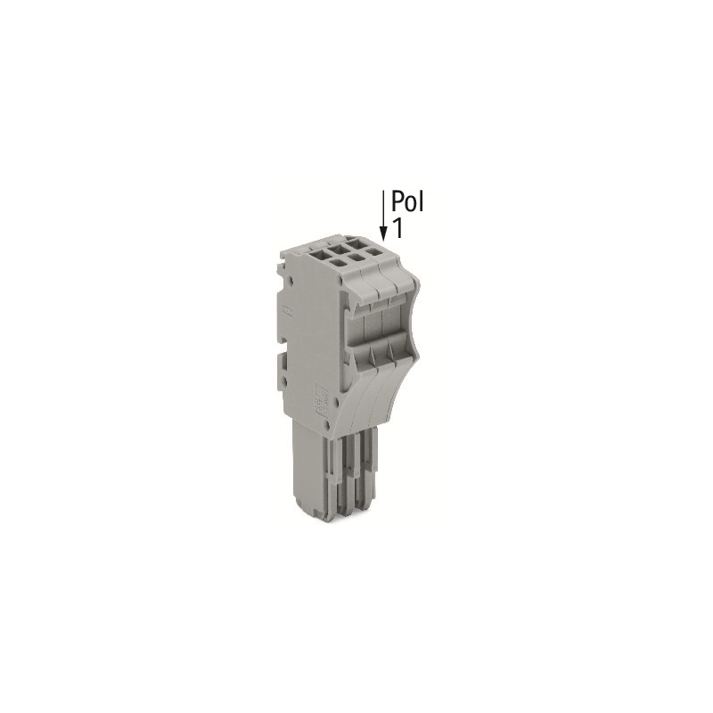 1 pcs : 2020-104 - 1-CONDUCTOR FEMALE PLUG 1.5 MM