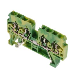 1 pcs : 870-837 - 4-CONDUCTOR GROUND TERMINAL BLOC