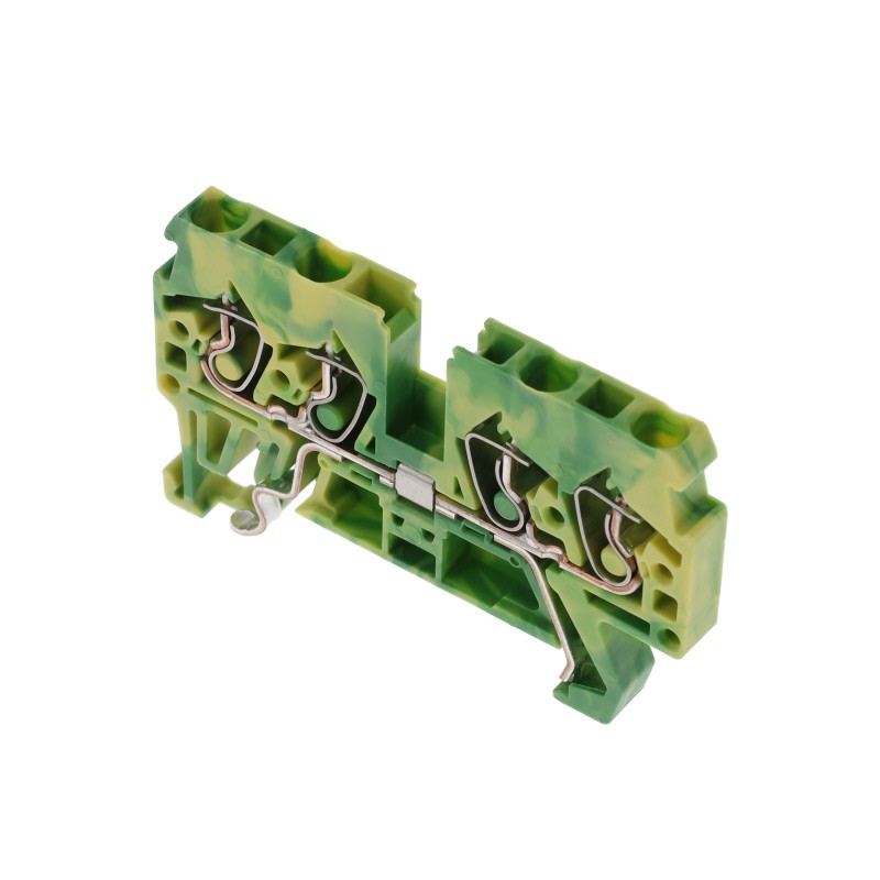 1 pcs : 870-837 - 4-CONDUCTOR GROUND TERMINAL BLOC